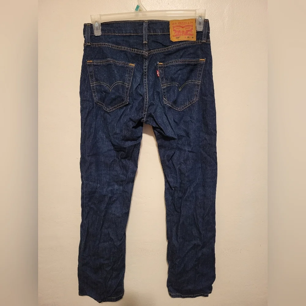 Men's Levi Strauss & Co. Blue Jeans (W29 L30) - Picture 3 of 7
